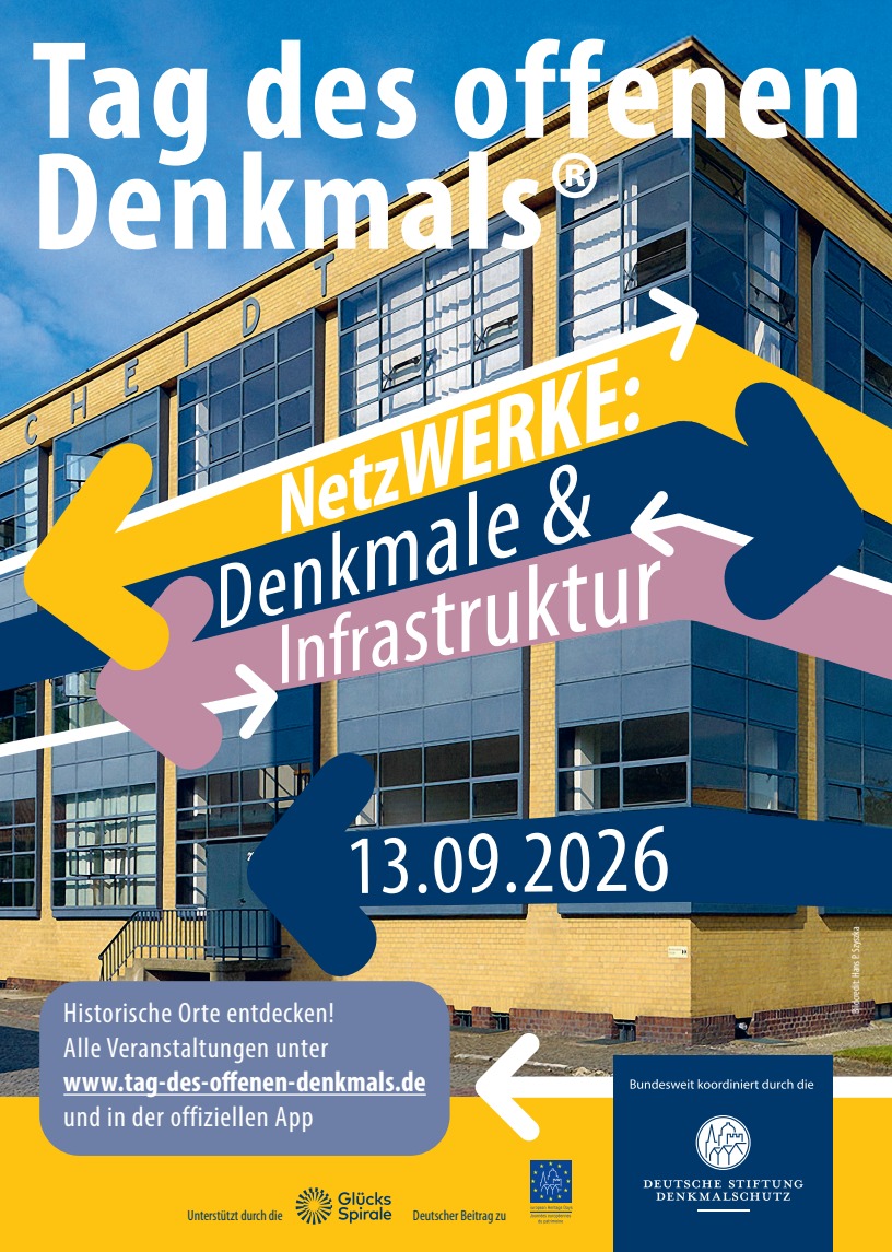 Plakat zum Tag des offenen Denkmals 2026